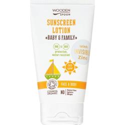 WoodenSpoon Baby & Family ochronne mleczko do opalania SPF 30 150 ml