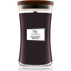 Woodwick Spiced Blackberry świeczka zapachowa z drewnianym knotem 609,5 g