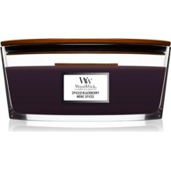 Woodwick Spiced Blackberry świeczka zapachowa z drewnianym knotem (hearthwick) 453,6 g