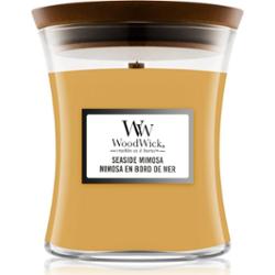 Woodwick Seaside Mimosa świeczka zapachowa z drewnianym knotem 275 g
