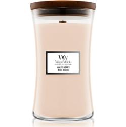 Woodwick White Honey świeca zapachowa 610 g