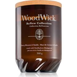 Woodwick Renew Cherry Blossom & Vanilla świeczka zapachowa z drewnianym knotem 368 g