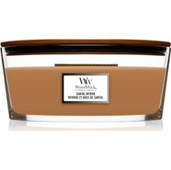 Woodwick Santal Myrrh świeczka zapachowa z drewnianym knotem (hearthwick) 453,6 g