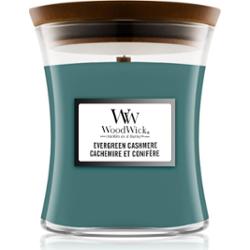 Woodwick Evergreen Cashmere świeczka zapachowa 275 g