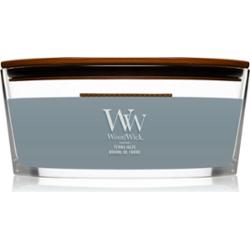 Woodwick Terra Haze świeczka zapachowa z drewnianym knotem (hearthwick) 453 g