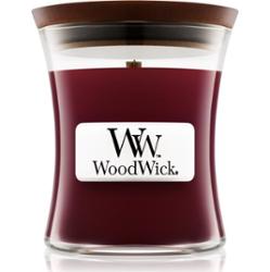 Woodwick Black Cherry świeczka zapachowa z drewnianym knotem 85 g