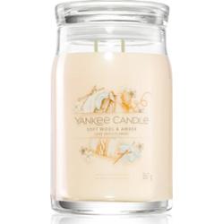 Yankee Candle Soft Wool & Amber świeczka zapachowa 567 g
