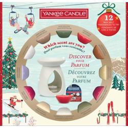Yankee Candle Christmas Collection Aromalamp & 12 Wax Melts zestaw upominkowy