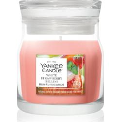Yankee Candle White Strawberry Bellini świeczka zapachowa Signature 110 g