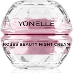 YONELLE ROSES Krem Piękności Nasycony Różami Na Twarz I Pod Oczy Na Noc Kremy na noc 50 ml