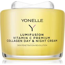 YONELLE LUMIFUSION Kolagenowy Krem Na Dzień I Na Noc Z Witaminą C Premium Kremy do twarzy 55 ml Damski