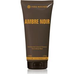 Yves Rocher Ambre Noir żel pod prysznic do ciała i włosów dla mężczyzn 200 ml