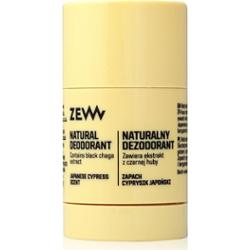 ZEW - Natural Deodorant, 80 g - naturalny dezodorant z ekstraktem z czarnej huby cyprysik japoński