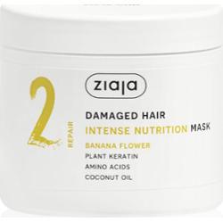 Ziaja Plant Essentials Banana Flower odżywcza maska do włosów do włosów zniszczonych 350 ml