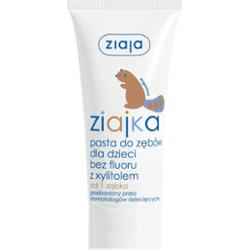 Ziaja Ziajka pasta do zębów dla dzieci bez fluoru z xylitolem 50 ml