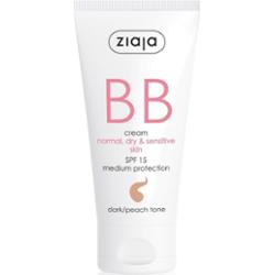 Ziaja Kremy BB/CC BB aktywny krem na niedoskonałości skóry normalnej, suchej i wrażliwej odcień opalony brzoskwiniowy odcień Dark Peach 50 ml