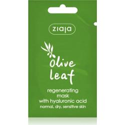 Ziaja Liście Zielonej Oliwki oliwkowa maska regenerująca z kwasem hialuronowym 7 ml