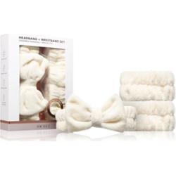 Zoë Ayla Headband & Wristband Set zestaw do demakijażu z opaską kosmetyczną