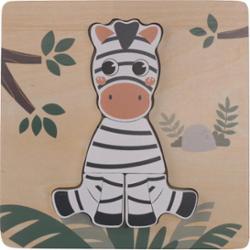 Zopa Wooden Puzzle Small puzzle z drewna Zebra 1 szt.