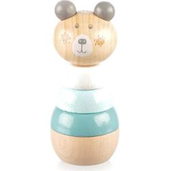 Zopa Wooden Rings Toy animal piramidka edukacyjna zwierzątko z drewna Bear 1 szt.