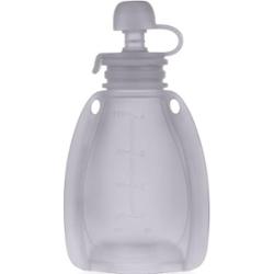 Zopa Silicone Refillable Baby Food Pouch saszetki na pokarm 0 m+ Transparent Grey 120 ml
