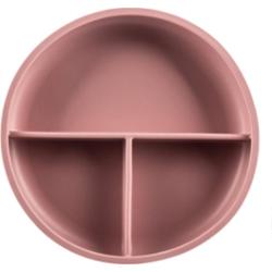 Zopa Silicone Divided Plate talerz dzielony z przyssawką Old Pink 1 szt.