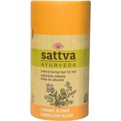 Sattva Henna Naturalna ziołowa farba do włosów Carmel Blonde 150 g