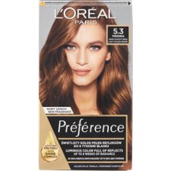 L’Oréal Paris Préférence Cool Blondes farba do włosów odcień 5.3 Virginie 1 szt.