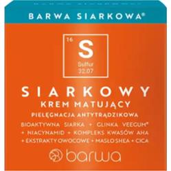 Barwa Siarkowa siarkowy krem matujący 50 ml
