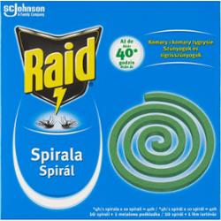 Raid Spirala owadobójcza przeciw komarom 115 g (10 x 11,5 g)