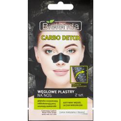 Bielenda Carbo Detox Węglowe plastry na nos 2 sztuki