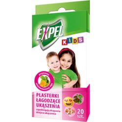 Expel Kids plasterki łagodzące ukąszenia 20 sztuk