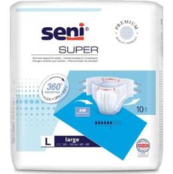 Seni Super pielucho-majtki dla dorosłych rozmiar Large 10 szt