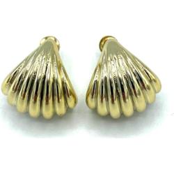 Cat&Cat kolczyki sztyfty złote muszelki