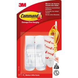 Command haczyki samoprzylepne wielokrotnego użytku 2 sztuki