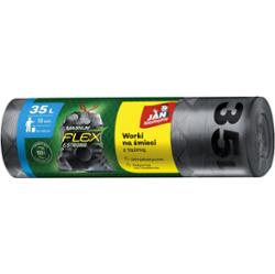 JAN NIEZBĘDNY Magnum Flex&Strong worki na śmieci z taśmą 35L 15 sztuk