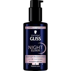 Schwarzkopf Gliss Night Elixir eliksir bez spłukiwania na rozdwojone końcówki włosów 100 ml