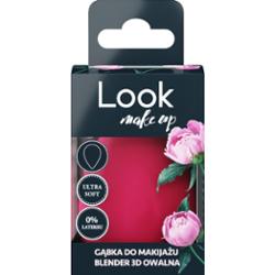 Look Makeup Gąbka 3D Owalna 1Szt