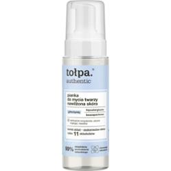 tołpa. authentic pianka do mycia twarzy nawilżona skóra, 150 ml