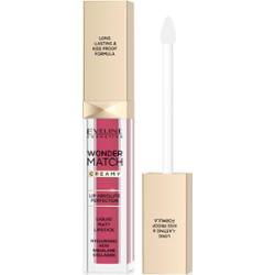 Eveline Cosmetics Wonder Match długotrwały matowa pomadka w płynie z kwasem hialuronowym odcień 10 Berry Rose 6.8 ml