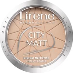 Lirene City Matt puder matujący odcień 03 Beige 9 g