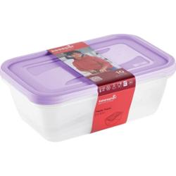Keeeper Fredo Violet 3,3l Fresh zestaw pojemników na żywność 2 sztuki