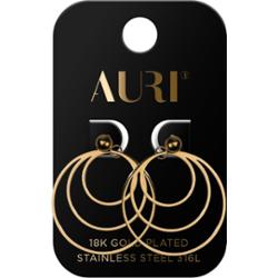 Auri Kolczyki Wiszace 3 Obrecze