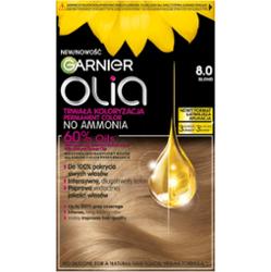 Garnier Olia Big Kit trwała farba do włosów odcień 8.0 Blond 1 szt.