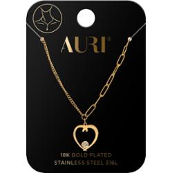Auri Naszyjnik Serce Z Cyrkonia