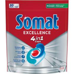 SOMAT Excellence 4 in 1 kapsułki do zmywarki 30 sztuk