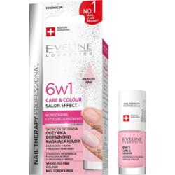 Eveline odżywka do paznokci 6w1 Nail Therapy Professional Sparkling Pink 5 ml
