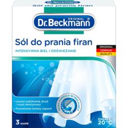 Dr. Beckmann Sól do prania firan 3 x 40 g