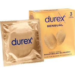 Durex Sensual prezerwatywy 3 sztuki