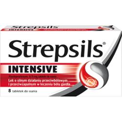 Strepsils Intensive Tabletki do ssania 8 sztuk